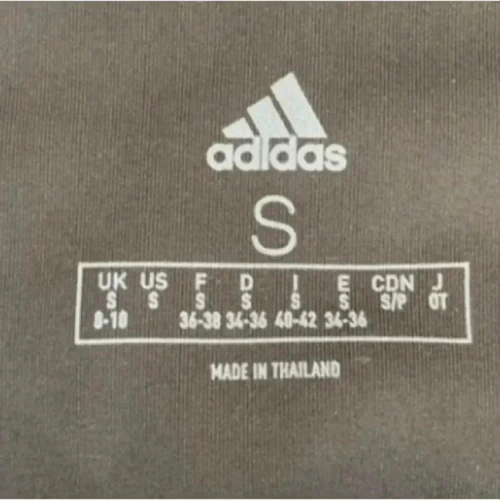 ADIDAS BLACK LEGGING 3 STRIPES SIZE SMALL - Picture 4 of 4